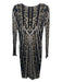 Roberto Cavalli Size 38 brown multi Viscose Cheetah Geometric Body Con Dress brown multi / 38