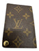 Louis Vuitton Brown Canvas Monogram Snap Closure Dust bag incl. Wallets Brown