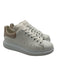 Alexander McQueen Shoe Size 38.5 White & Beige Leather Laces Low Top Sneakers White & Beige / 38.5