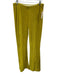 Free People Size Medium Yellow Cotton Blend Elastic Waist Velvet Chevron Pants Yellow / Medium
