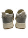 Dolce Vita Shoe Size 9 Gray & White Leather Upper Slip On Platform Sneakers Gray & White / 9