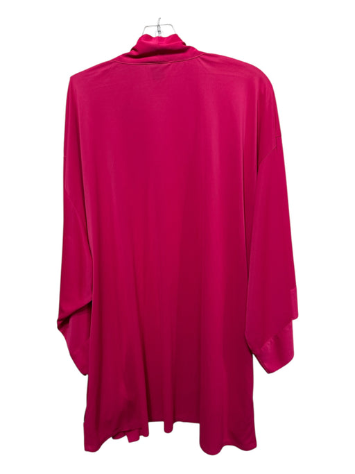 Natori Size L Hot pink Polyester Open Front Side Pockets Sash Inc Robe Hot pink / L