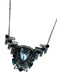 Swarovski Silver Metal Pendant Crystal Lobster Clasp Necklace Silver