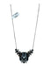 Swarovski Silver Metal Pendant Crystal Lobster Clasp Necklace Silver