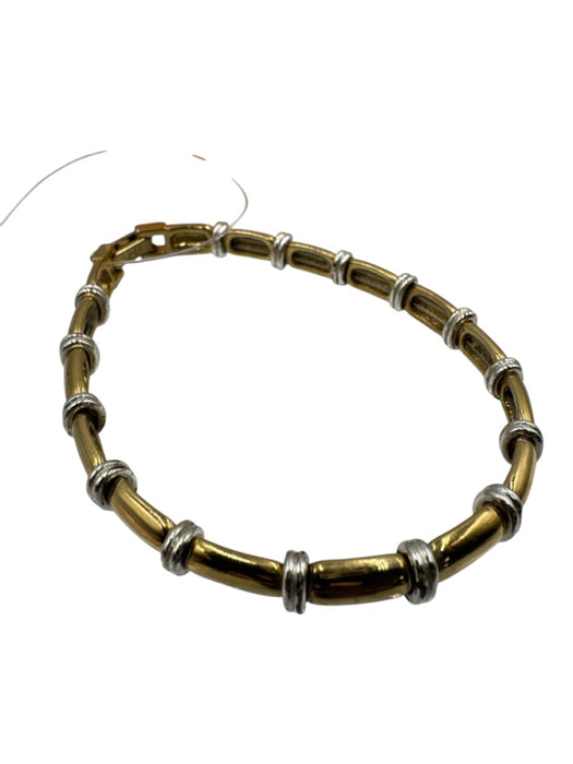Napier Gold & Silver Metal Link Clasp Bracelet Gold & Silver