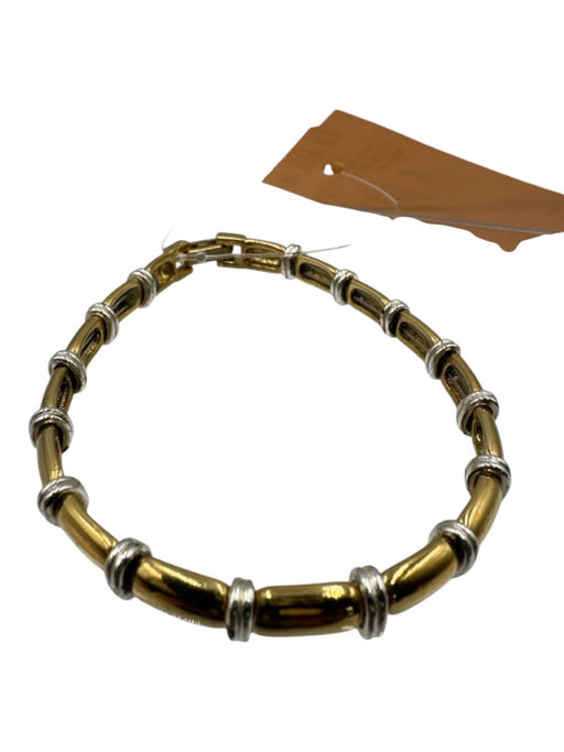 Napier Gold & Silver Metal Link Clasp Bracelet Gold & Silver