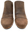 Sorel Shoe Size 8 Dark Brown Leather Rubber Sole Stacked Heel Clogs Dark Brown / 8