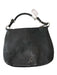 Prada Black Leather Pebbled SHW Zip closure Shoulder Bag Black / Medium