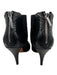 Donald J Pliner Shoe Size 7 Black Nylon Snake Embossed Pointed Toe Ankle Booties Black / 7