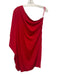 Belle Badgley Mischka Size 6 Red Polyester Blend Draped Pleat Detail Mini Dress Red / 6