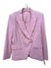 Veronica Beard Size 14 Pink Nylon Blend Blazer Long Sleeve shoulder pads Jacket Pink / 14