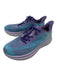 Hoka Shoe Size 8.5 Purple & Blue Synthetic Perforated Ombre Lace Up Sneakers Purple & Blue / 8.5