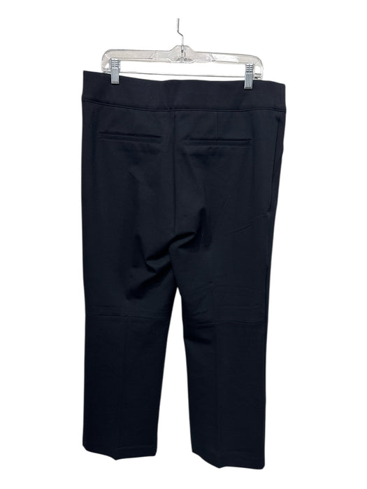 Spanx Size 1X Black Rayon & Nylon Elastic Waist Wide Leg Pants Black / 1X