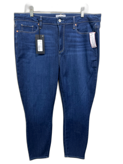 Paige NWT Size 34 Dark Wash Cotton Blend Solid Slim Jean Men's Pants Dark Wash / 34