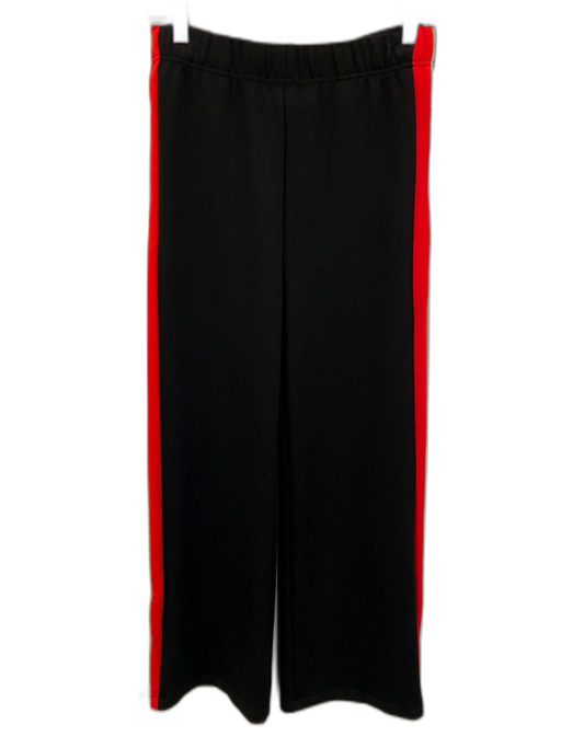 Carbon38 Size S Black, Red & Beige Nylon Blend Elastic & Drawstring Waist Pants Black, Red & Beige / S