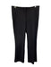 Lululemon Size 12 Black Nylon Blend Elastic Waistband Zip Pockets Trouser Pants Black / 12