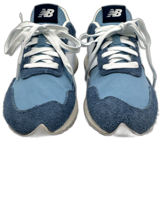 New Balance Shoe Size 9 Blue & White textile upper Suede Detail Low Top Sneakers Blue & White / 9