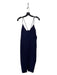 Likely Size 8 Navy Blue Polyester Spaghetti Strap Midi Slit Pencil Dress Navy Blue / 8