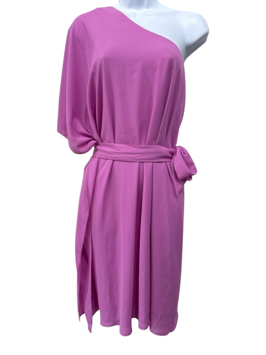 Show Me Your Mumu Size XL Fuchsia Pink Polyester One Shoulder Kaftan Dress Fuchsia Pink / XL