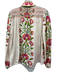 Elizabeth James the Label Size L Pink, Orange, Green Viscose & Linen Blouse Top Pink, Orange, Green / L
