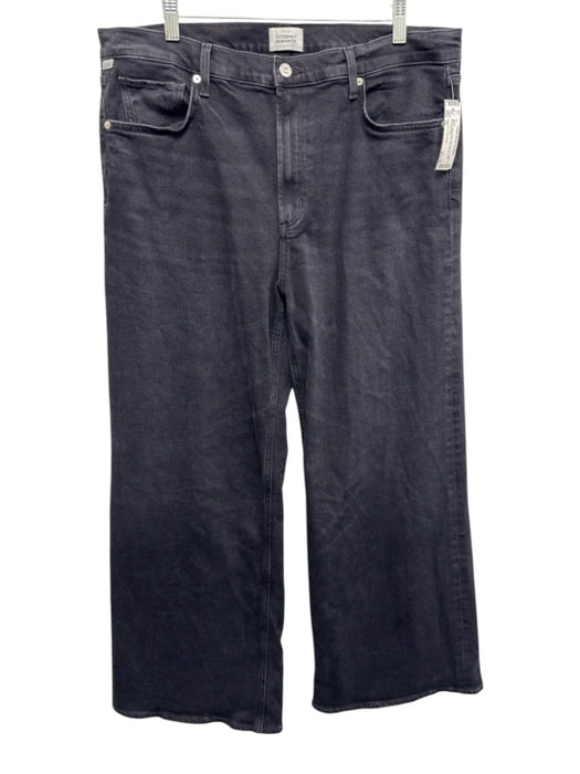 Citizens of Humanity Size 32 Black Cotton High Rise Zip Fly Boot Cut Jeans Black / 32