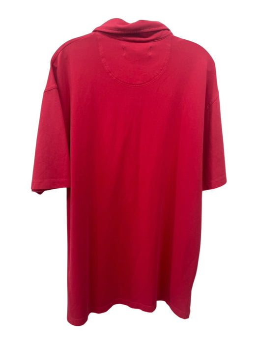 Onward Reserve NWT Size XL Red Cotton Solid Polo Men's Short Sleeve Red / XL