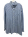 Polo Ralph Lauren Size 2XB Blue & White Cotton Gingham Men's Long Sleeve Shirt Blue & White / 2XB