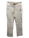Ulla Johnson Size S / 6 Cream White Cotton Blend High Waist Button Up Pants Cream White / S / 6