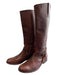 Really Wild Shoe Size 39 Brown Leather Side Zip Tassel Knee High Round Toe Boots Brown / 39