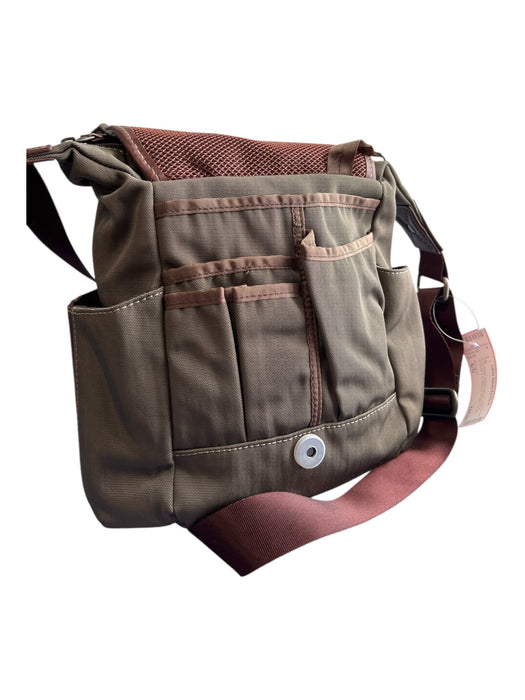 Ellington Army Green Nylon Canvas Leather Shoulder & Crossbody Straps Bag Army Green / S/M