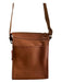 Ghurka Brown Leather Shoulder & Crossbody Top Zip Exterior Pockets Bag Brown / M/L