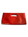 Hobo Red Leather Clutch Magnetic Interior Zip Pocket Bag Red / Small