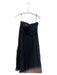 4.collective Size 6 Black Polyester Strapless Pleated Lined boning Dress Black / 6