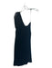 Trina Turk Size 6 Black No Fabric Tag Velvet Off Shoulder Side Zip Dress Black / 6