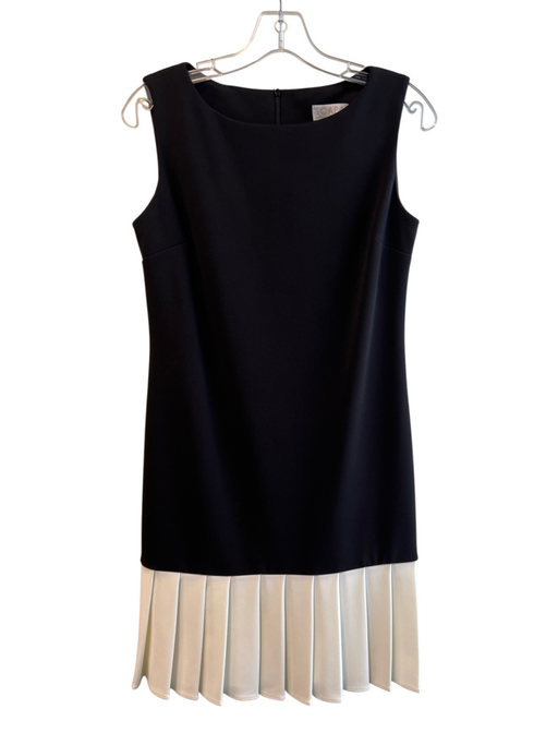 Scapa Size S Black Polyester Blend Sleeveless Round Neck Back Zip Dress Black / S