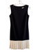 Scapa Size S Black Polyester Blend Sleeveless Round Neck Back Zip Dress Black / S
