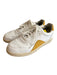 Everlane Shoe Size 8 White & Gold Leather & Suede Round Toe Low Top Shoes White & Gold / 8