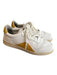 Everlane Shoe Size 8 White & Gold Leather & Suede Round Toe Low Top Shoes White & Gold / 8