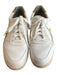 Everlane Shoe Size 8 White & Gold Leather & Suede Round Toe Low Top Shoes White & Gold / 8