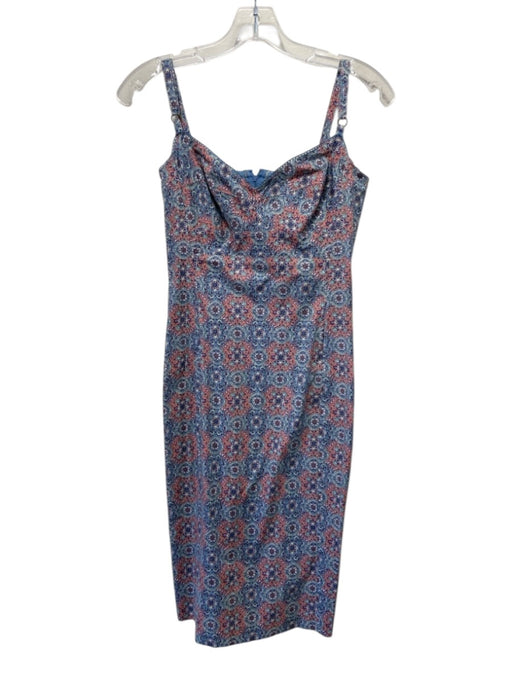 Ticci Tonetto Size Cotton:On Blue & Multi Cotton Sleeveless Mandala Dress Blue & Multi / Cotton:On