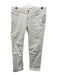 Prada Size 26 White Cotton Solid Low Rise Striahgt leg Jeans White / 26