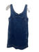 Pilcro Size 0 Medium dark wash Cotton Blend Denim Sleeveless Button Detail Dress Medium dark wash / 0