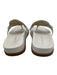 Jack Rogers Shoe Size 7 White Leather Whipstitching Thong Strap Sandals White / 7