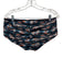 Ulla Johnson Size L Black, Brown & Blue Polymide Bra Top Bikini Bottoms swimwear Black, Brown & Blue / L