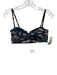 Ulla Johnson Size L Black, Brown & Blue Polymide Bra Top Bikini Bottoms swimwear Black, Brown & Blue / L