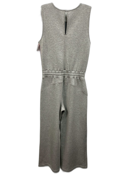 Spanx Size S Light Gray Modal Blend Heathered Sleeveless Wide Leg Jumpsuit Light Gray / S