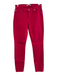 For All Mankind Size 27 Red Cotton High Rise solid color Zip Fly Skinny Jeans Red / 27