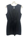 L'agence Size 8 Black Triacetate & Polyester Back Keyhole Sleeveless Dress Black / 8