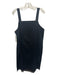 Eileen Fisher Size S Black Cotton Poplin Sleeveless Pockets Dress Black / S