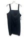 Eileen Fisher Size S Black Cotton Poplin Sleeveless Pockets Dress Black / S